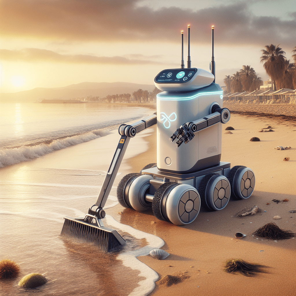 Santander usará robots con IA para limpiar sus playas